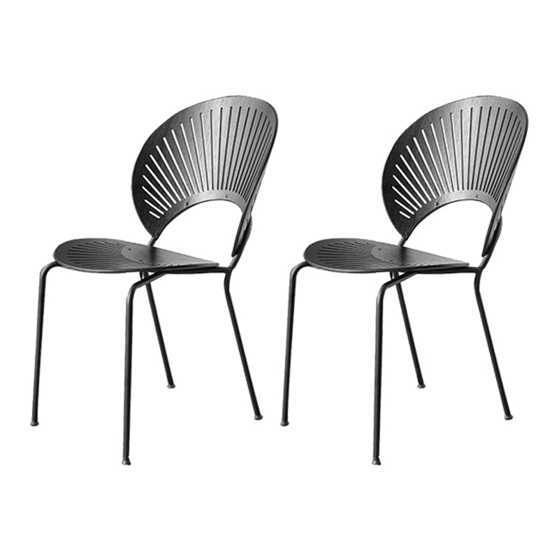 Manufactured Wood Dining Chair Contemporary Armless Home Side Chair