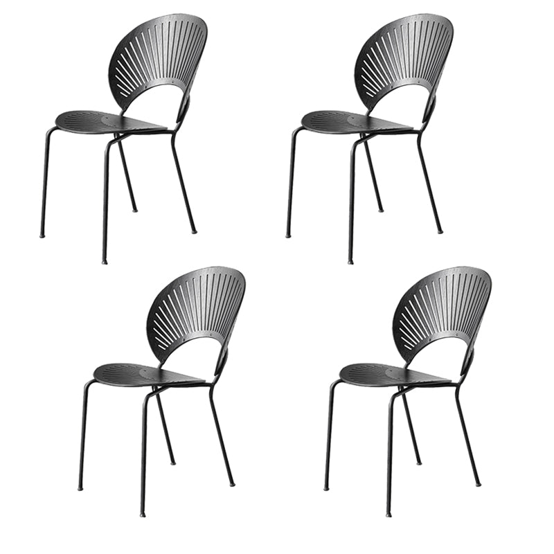 Manufactured Wood Dining Chair Contemporary Armless Home Side Chair