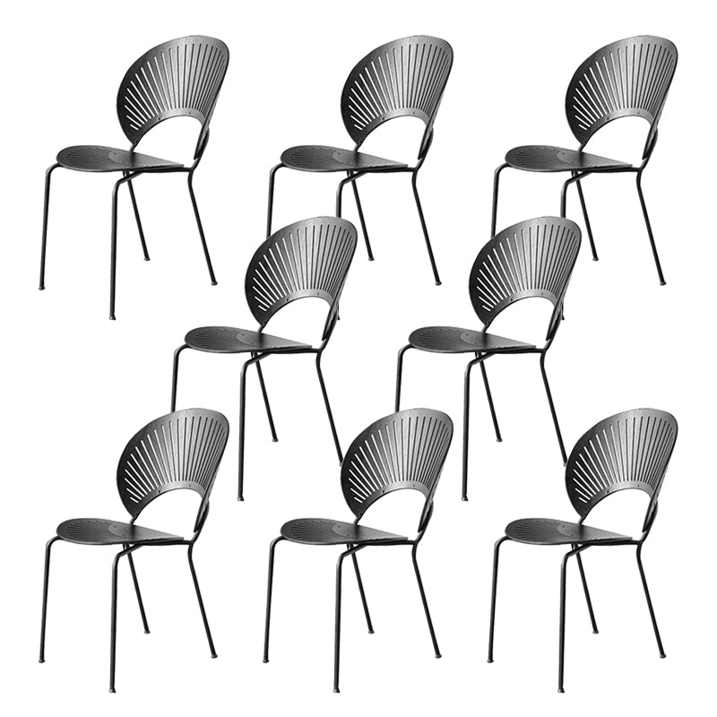 Manufactured Wood Dining Chair Contemporary Armless Home Side Chair