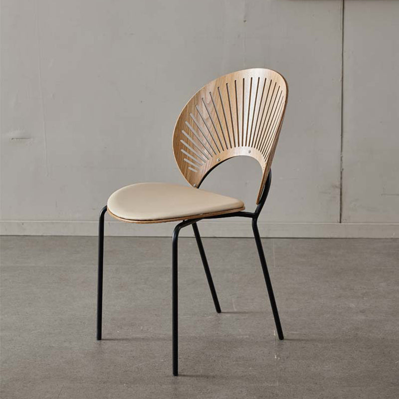 Manufactured Wood Dining Chair Contemporary Armless Home Side Chair