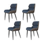 Modern Style Parsons Dining Chair Faux Leather Armless Dining Chair Blue 4 Piece Set Clearhalo 'Dining Chairs' 'Dining Tables & Seating' 'dining_chair' 'furn' 'furn_dining_chair' 'Furniture' 'Kitchen & Dining Furniture' 5898188