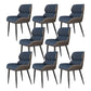 Modern Style Parsons Dining Chair Faux Leather Armless Dining Chair Blue 8 Piece Set Clearhalo 'Dining Chairs' 'Dining Tables & Seating' 'dining_chair' 'furn' 'furn_dining_chair' 'Furniture' 'Kitchen & Dining Furniture' 5898190