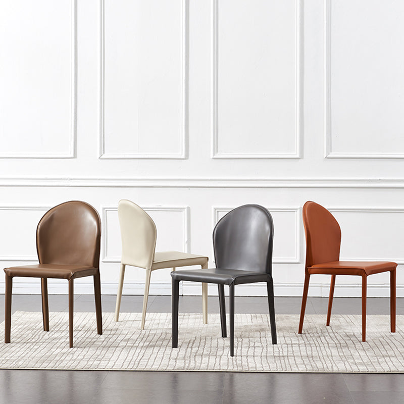 Contemporary Kitchen Dining Side Chair Matte Finish Dining Chair Clearhalo 'Dining Chairs' 'Dining Tables & Seating' 'dining_chair' 'furn' 'furn_dining_chair' 'Furniture' 'Kitchen & Dining Furniture' 5898212