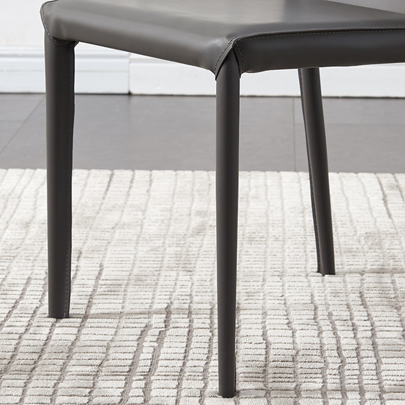 Contemporary Kitchen Dining Side Chair Matte Finish Dining Chair Clearhalo 'Dining Chairs' 'Dining Tables & Seating' 'dining_chair' 'furn' 'furn_dining_chair' 'Furniture' 'Kitchen & Dining Furniture' 5898226