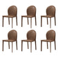 Contemporary Kitchen Dining Side Chair Matte Finish Dining Chair Dark Brown 6 Piece Set Clearhalo 'Dining Chairs' 'Dining Tables & Seating' 'dining_chair' 'furn' 'furn_dining_chair' 'Furniture' 'Kitchen & Dining Furniture' 5898228