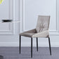 パーソンズサイドチェアモダンな布張りのダイニングとアクセントチェア