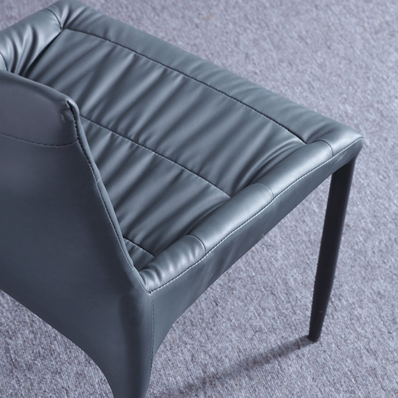 パーソンズサイドチェアモダンな布張りのダイニングとアクセントチェア