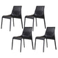 Upholstered Dining Chairs Modern Faux Leather Dining Side Chair
