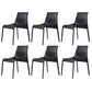 Upholstered Dining Chairs Modern Faux Leather Dining Side Chair