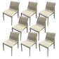 Upholstered Dining Chairs Modern Faux Leather Dining Side Chair