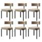 Contemporary Home Side Chair Upholstered Armless Dining Chairs