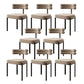 Contemporary Home Side Chair Upholstered Armless Dining Chairs