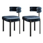 Contemporary Home Side Chair Upholstered Armless Dining Chairs