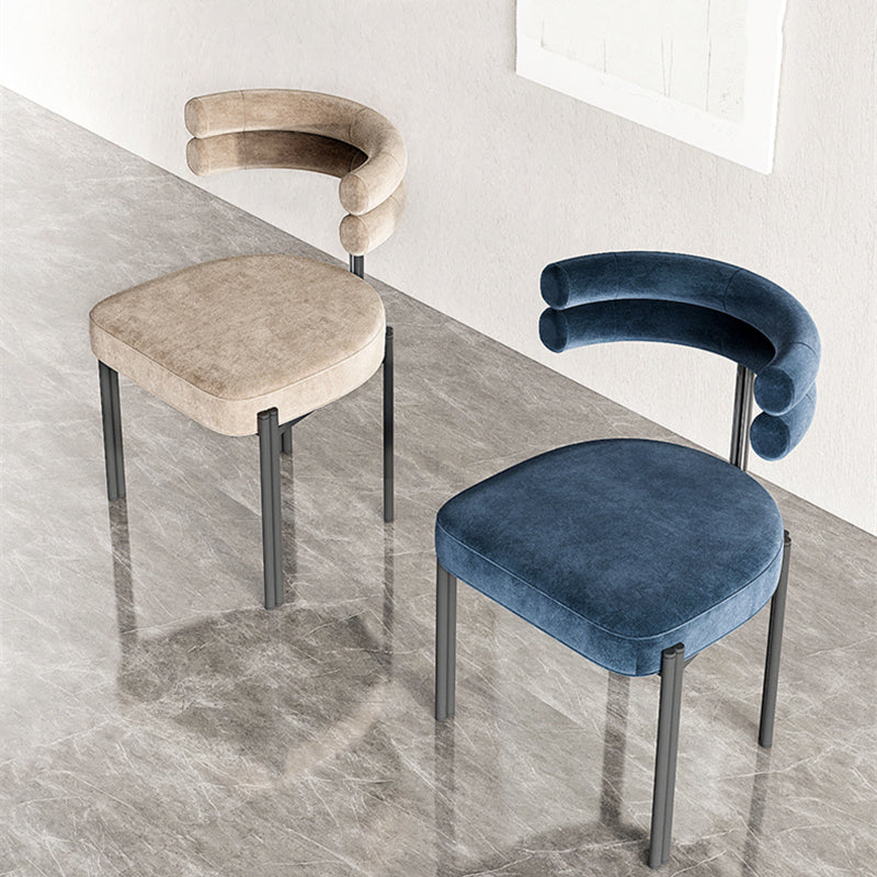 Contemporary Home Side Chair Upholstered Armless Dining Chairs Clearhalo 'Dining Chairs' 'Dining Tables & Seating' 'dining_chair' 'furn' 'furn_dining_chair' 'Furniture' 'Kitchen & Dining Furniture' 5898450