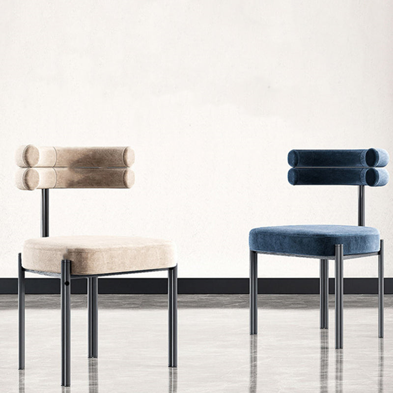 Contemporary Home Side Chair Upholstered Armless Dining Chairs Clearhalo 'Dining Chairs' 'Dining Tables & Seating' 'dining_chair' 'furn' 'furn_dining_chair' 'Furniture' 'Kitchen & Dining Furniture' 5898453
