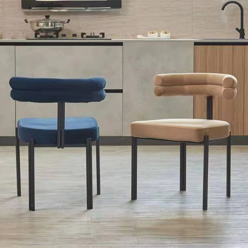 Contemporary Home Side Chair Upholstered Armless Dining Chairs Clearhalo 'Dining Chairs' 'Dining Tables & Seating' 'dining_chair' 'furn' 'furn_dining_chair' 'Furniture' 'Kitchen & Dining Furniture' 5898455