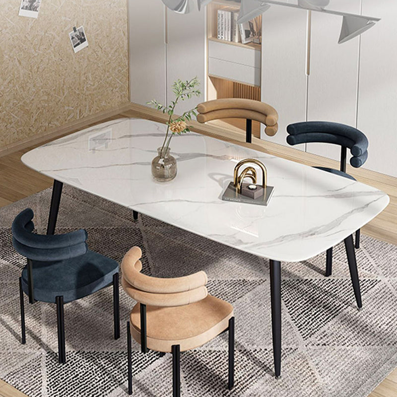 Contemporary Home Side Chair Upholstered Armless Dining Chairs Clearhalo 'Dining Chairs' 'Dining Tables & Seating' 'dining_chair' 'furn' 'furn_dining_chair' 'Furniture' 'Kitchen & Dining Furniture' 5898457