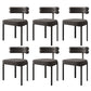Contemporary Home Side Chair Upholstered Armless Dining Chairs