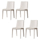 Faux Leather Dining Chair Contemporary Side Dining Chairs for Home