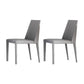 Matte Finish Dining Chair for Home Metal Modern Indoor Side Chair