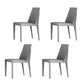 Matte Finish Dining Chair for Home Metal Modern Indoor Side Chair