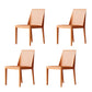 Matte Finish Dining Chair for Home Metal Modern Indoor Side Chair