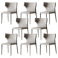 Matte Finish Dining Chair for Home Metal Modern Indoor Side Chair