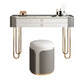 Bedroom Make-up Vanity Luxurious 2-Drawer Vanity Desk with Stool Clearhalo 'Bedroom Furniture' 'furn' 'furn_makeup_vanities' 'Furniture' 'Makeup Vanities' 'makeup_vanities' 5898617