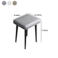 Moderne 3 Schubladen Eitelkeitstisch 23.62 "W Stone Top Dressing Tischhocker Set