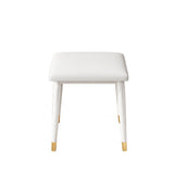 Tabella di vanità per trucco da 31,5 "W imposta in bianco con 2 cassetti