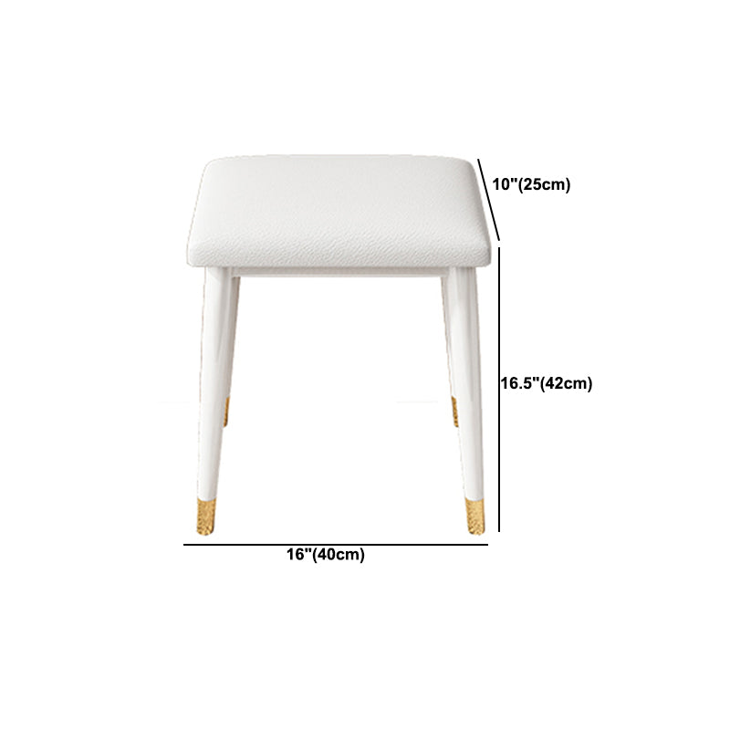 Tabella di vanità per trucco da 31,5 "W imposta in bianco con 2 cassetti