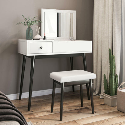 Tocador de maquillaje de chanclas blancas Modern 29.53 "