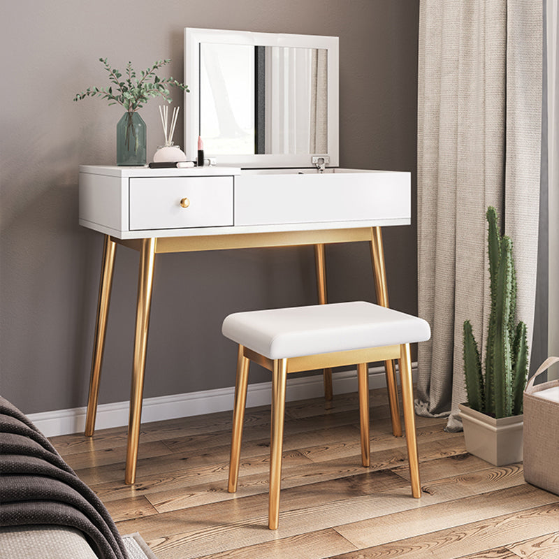 Tocador de maquillaje de chanclas blancas Modern 29.53 "