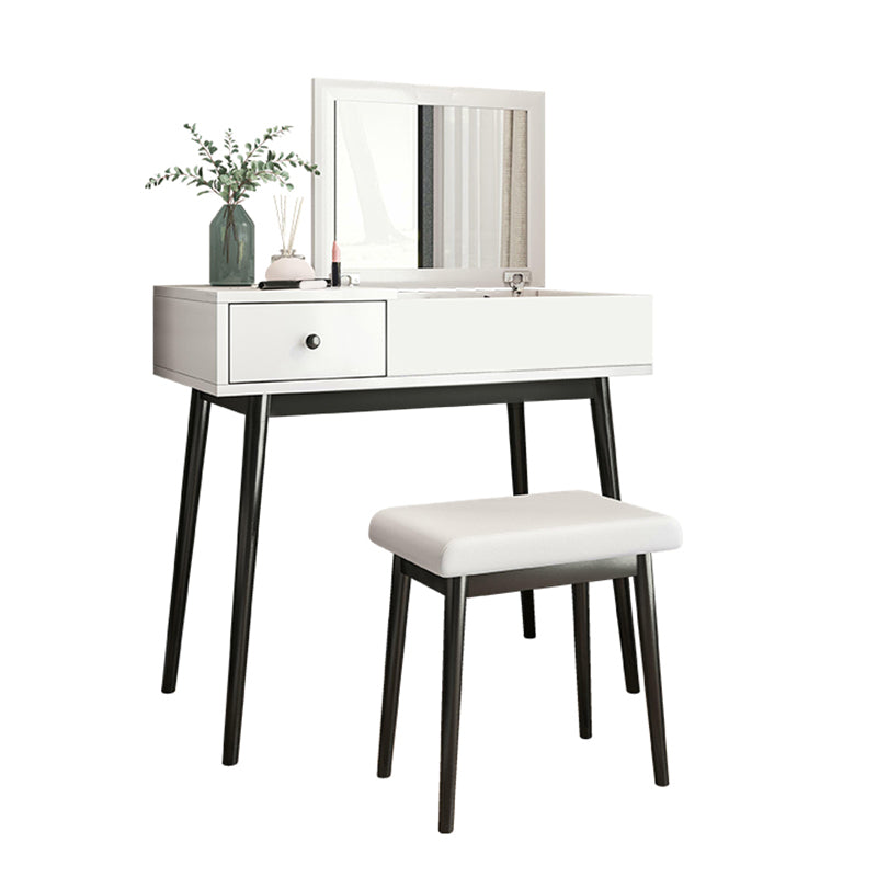 Tocador de maquillaje de chanclas blancas Modern 29.53 "