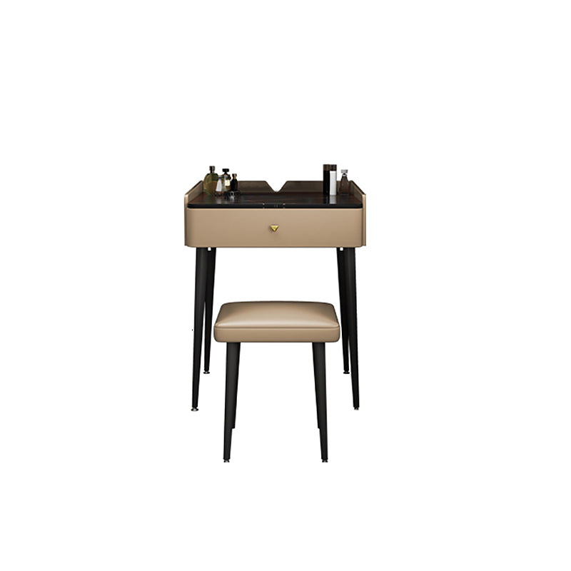 23.62 "Mesa de tocador de piedra ancha Mesa de tocador de maquillaje moderno con cajones de almacenamiento