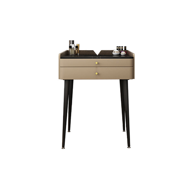23.62 "Mesa de tocador de piedra ancha Mesa de tocador de maquillaje moderno con cajones de almacenamiento