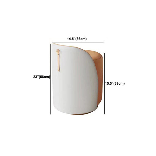 White Glam Vanity Dressing Table Set with Stool & 5 Storage Drawers Clearhalo 'Bedroom Furniture' 'furn' 'furn_makeup_vanities' 'Furniture' 'Makeup Vanities' 'makeup_vanities' 5898836