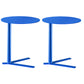 Metal Round Side End Table Minimalist Side Table for Living Room Dark Blue 2 Clearhalo 'Coffee & Accent Tables' 'End & Side Tables' 'end_side_tables' 'furn' 'furn_end_side_tables' 'Furniture' 'Living Room Furniture' 5899182