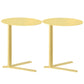 Metal Round Side End Table Minimalist Side Table for Living Room Yellow 2 Clearhalo 'Coffee & Accent Tables' 'End & Side Tables' 'end_side_tables' 'furn' 'furn_end_side_tables' 'Furniture' 'Living Room Furniture' 5899193