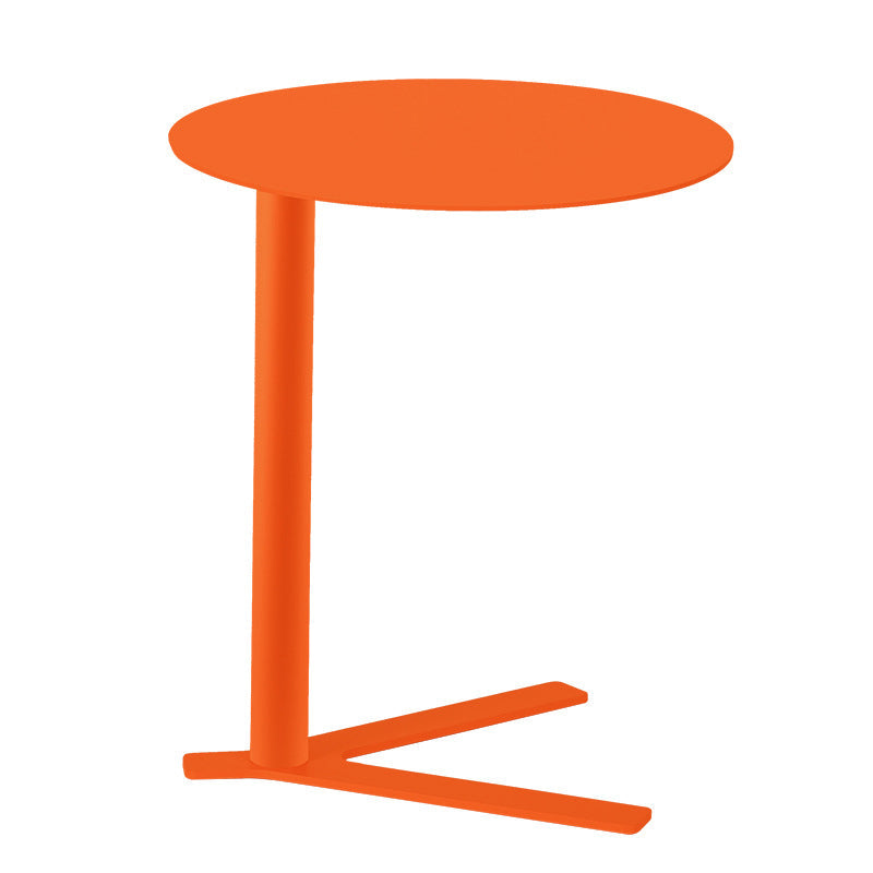 Metal Round Side End Table Minimalist Side Table for Living Room Clearhalo 'Coffee & Accent Tables' 'End & Side Tables' 'end_side_tables' 'furn' 'furn_end_side_tables' 'Furniture' 'Living Room Furniture' 5899194