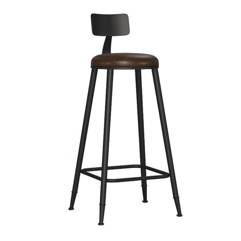 Modern 1/7 Pieces Bar Table Set Rectangle Wood Counter Table with High Stools for Cafe Brown 30"H Stool (Single) Clearhalo 'Bar Furniture' 'furn' 'furn_home_bar_bar_sets' 'Furniture' 'Home Bars & Bar Sets' 'home_bar_bar_sets' 'Kitchen & Dining Furniture' 5899234
