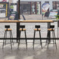 Modern 1/7 Pieces Bar Table Set Rectangle Wood Counter Table with High Stools for Cafe Clearhalo 'Bar Furniture' 'furn' 'furn_home_bar_bar_sets' 'Furniture' 'Home Bars & Bar Sets' 'home_bar_bar_sets' 'Kitchen & Dining Furniture' 5899245