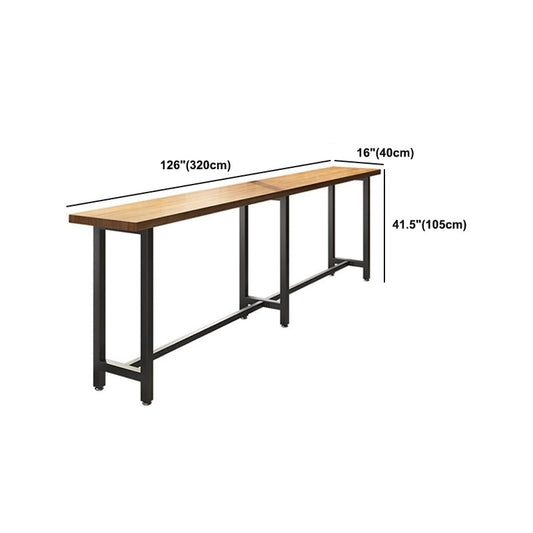 Moderno tavolo da bar da barre da 1/7 pezzi tavolino rettangolo tavolino con sgabelli alti per caffè