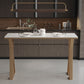 Glam Style Bartafelset 1/2/5-delige rechthoekige bartafel met metalen hoge krukken voor thuis