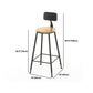 Modern Rectangle Pub Table Set Trestle 1/3 Pieces Solid Wood Counter Height Set Clearhalo 'Bar Furniture' 'furn' 'furn_home_bar_bar_sets' 'Furniture' 'Home Bars & Bar Sets' 'home_bar_bar_sets' 'Kitchen & Dining Furniture' 5899299