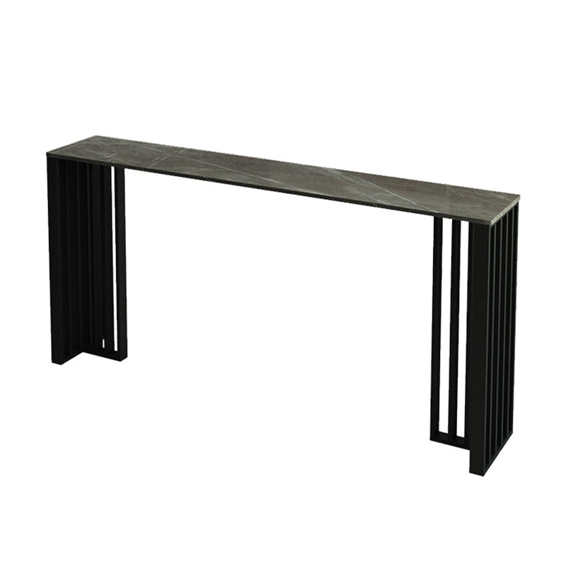 Industrielles 1/2/4-teiliges Bartisch-Set, rechteckiger Bartisch mit hohen Metallhockern