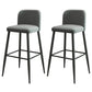 Industrielles 1/2/4-teiliges Bartisch-Set, rechteckiger Bartisch mit hohen Metallhockern
