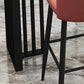 Industrielles 1/2/4-teiliges Bartisch-Set, rechteckiger Bartisch mit hohen Metallhockern