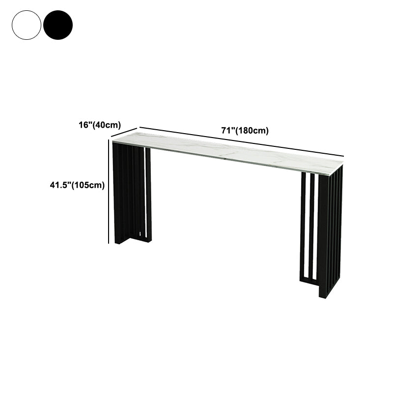 Industrielles 1/2/4-teiliges Bartisch-Set, rechteckiger Bartisch mit hohen Metallhockern