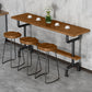 1/4/7 Pieces Modern Rectangular Pub Table Set Wooden Counter Table with Backless Stools Clearhalo 'Bar Furniture' 'furn' 'furn_home_bar_bar_sets' 'Furniture' 'Home Bars & Bar Sets' 'home_bar_bar_sets' 'Kitchen & Dining Furniture' 5899325